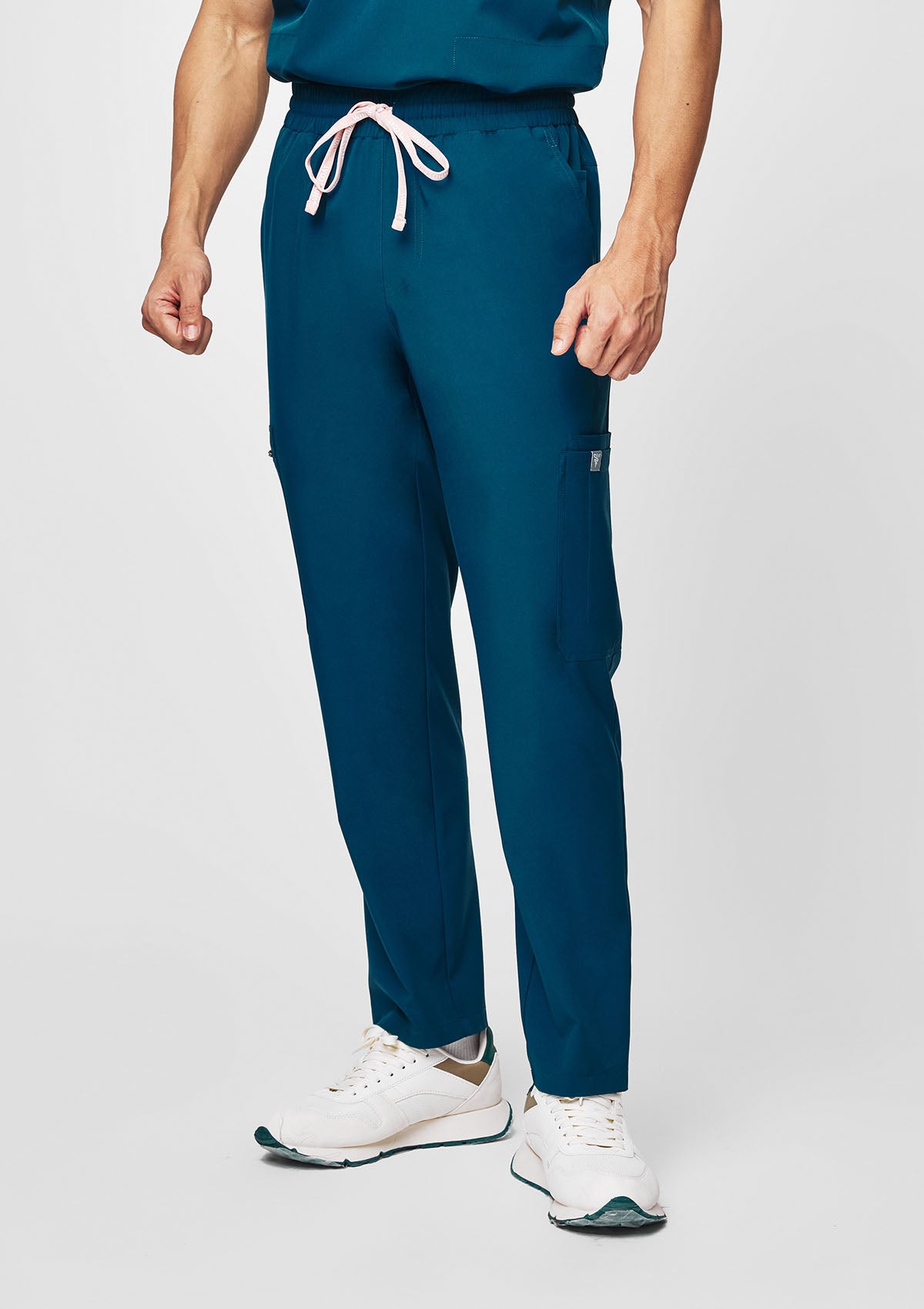 Straight Cut MoveTech® Scrub Pants - Men / Pacific Tide