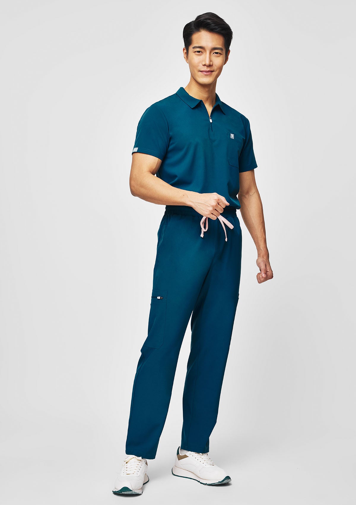 Straight Cut MoveTech® Scrub Pants - Men / Pacific Tide