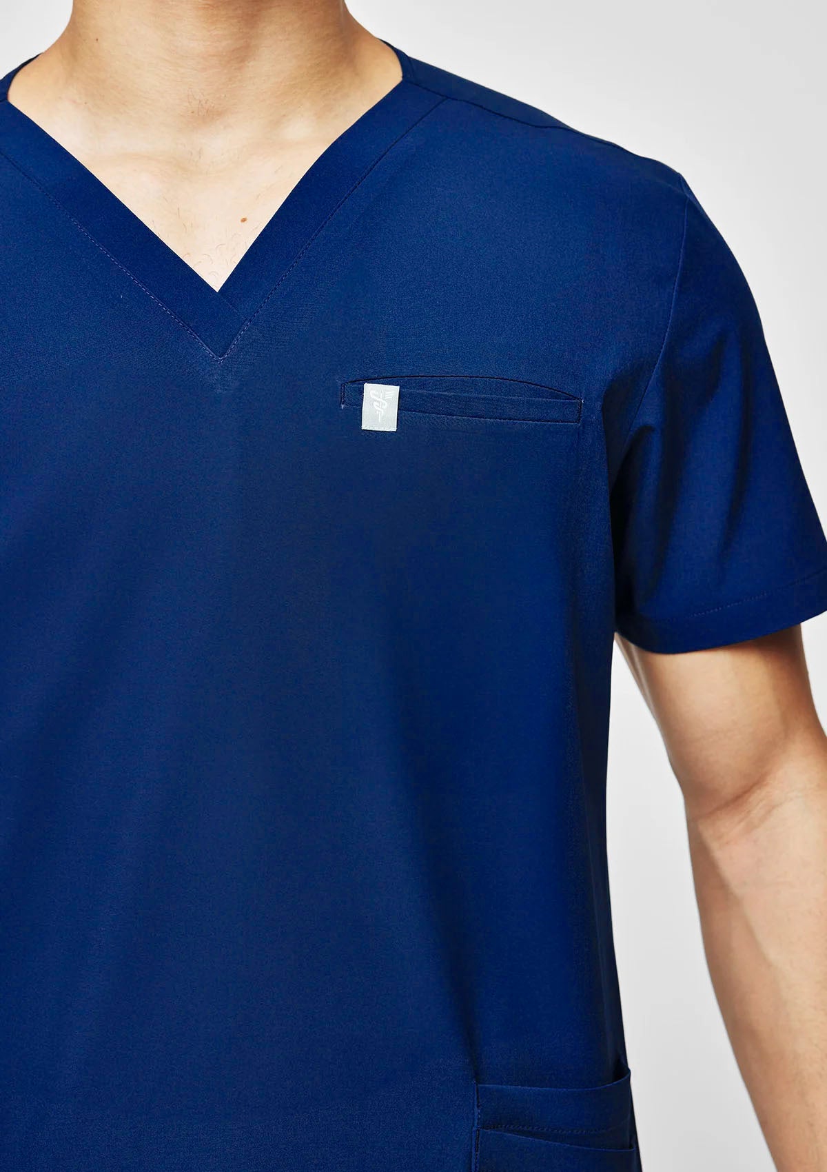 5-Pocket MoveTech® Scrub Top - Men / Navy
