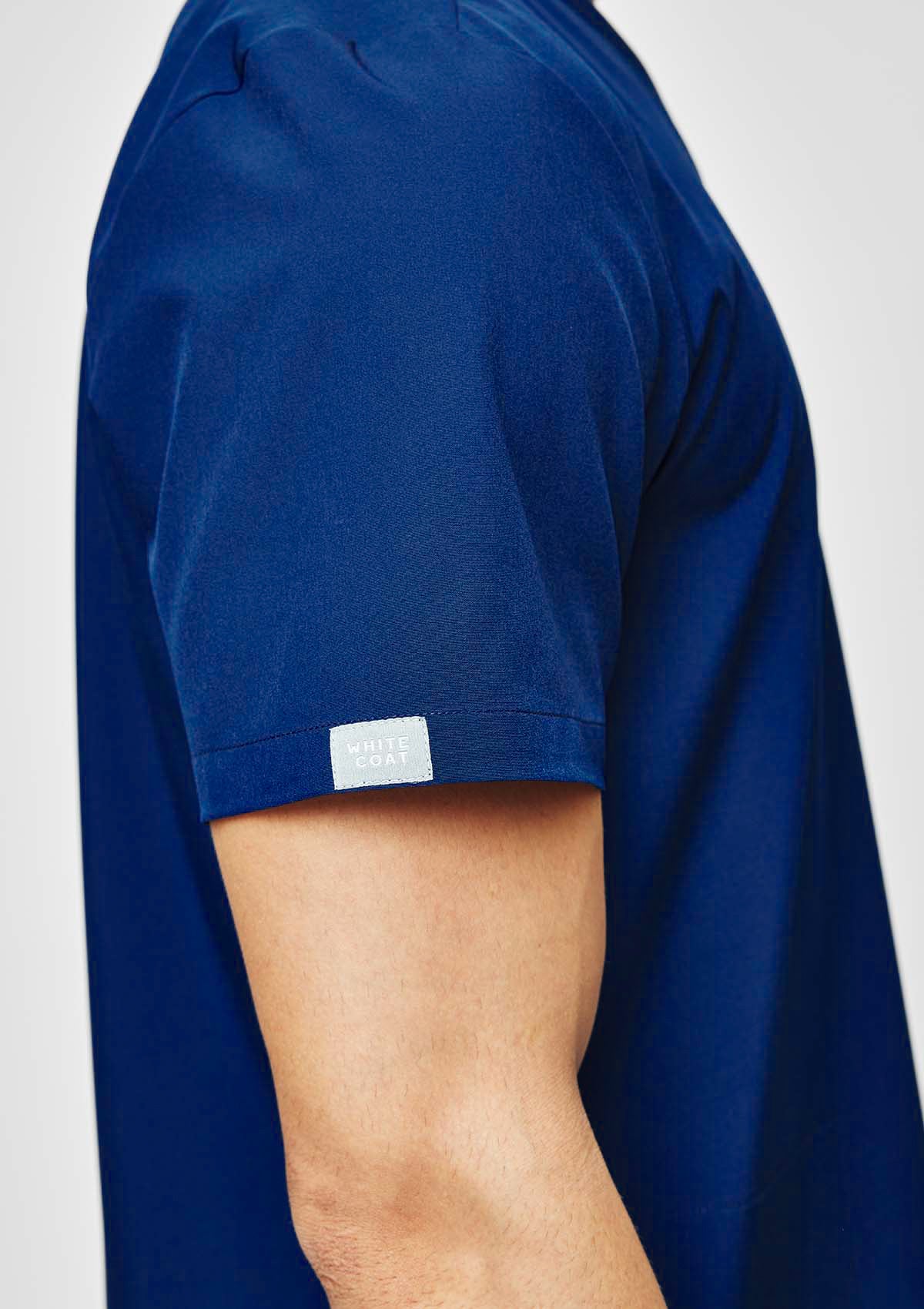 4-Pocket MoveTech® Scrub Top - Men / Navy