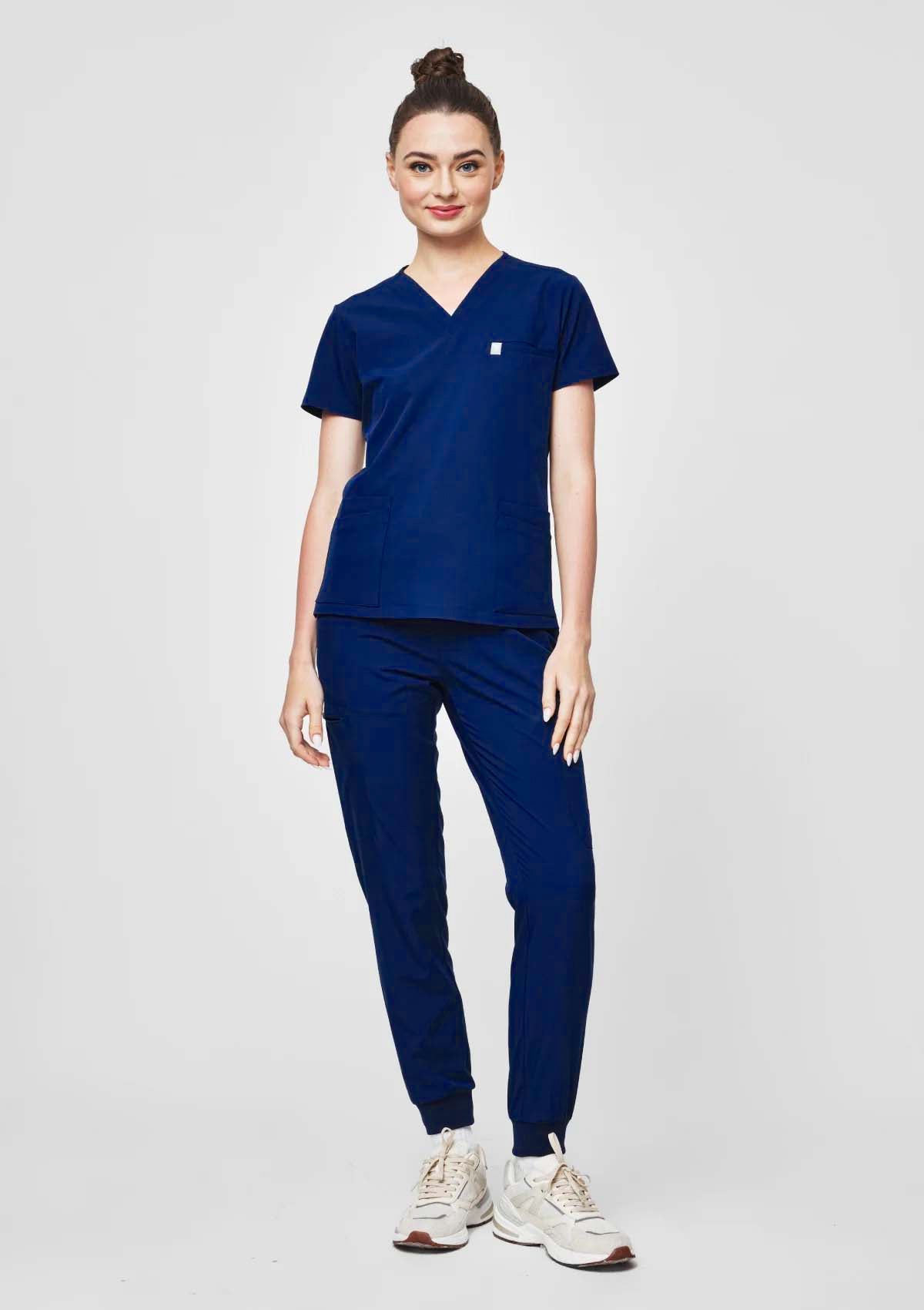 5-Pocket MoveTech® Scrub Top - Women / Navy