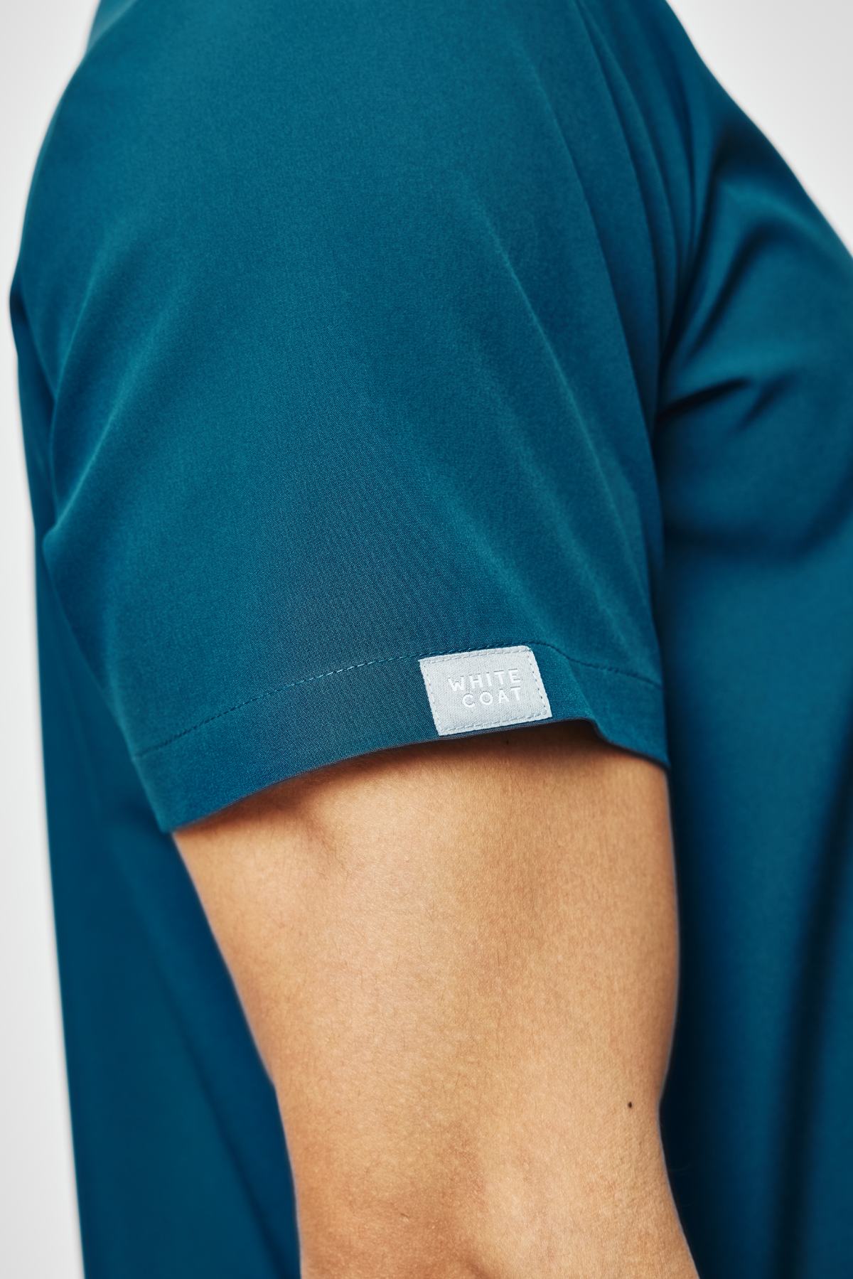 5-Pocket MoveTech® Scrub Top - Men / Pacific Tide