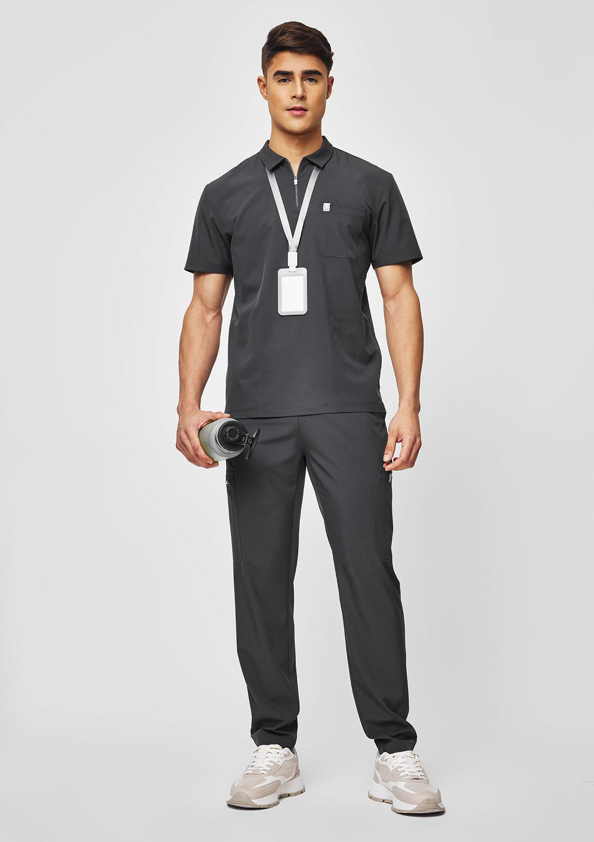 Straight Cut MoveTech® Scrub Pants - Men / Graphite