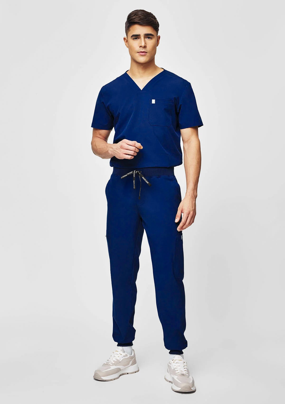 4-Pocket MoveTech® Scrub Top - Men / Navy