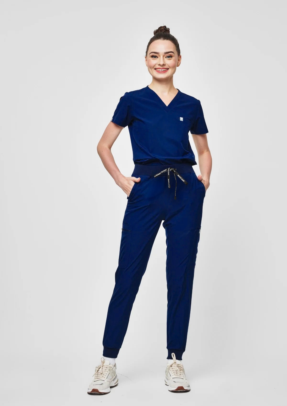 5-Pocket MoveTech® Scrub Top - Women / Navy