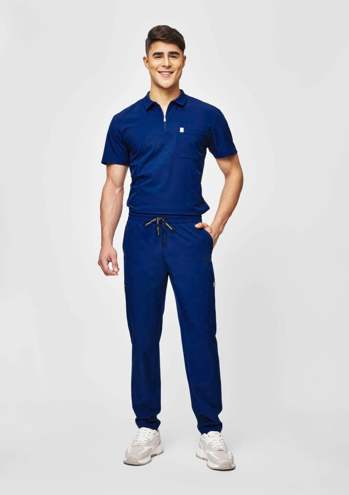 Straight Cut MoveTech® Scrub Pants - Men / Navy