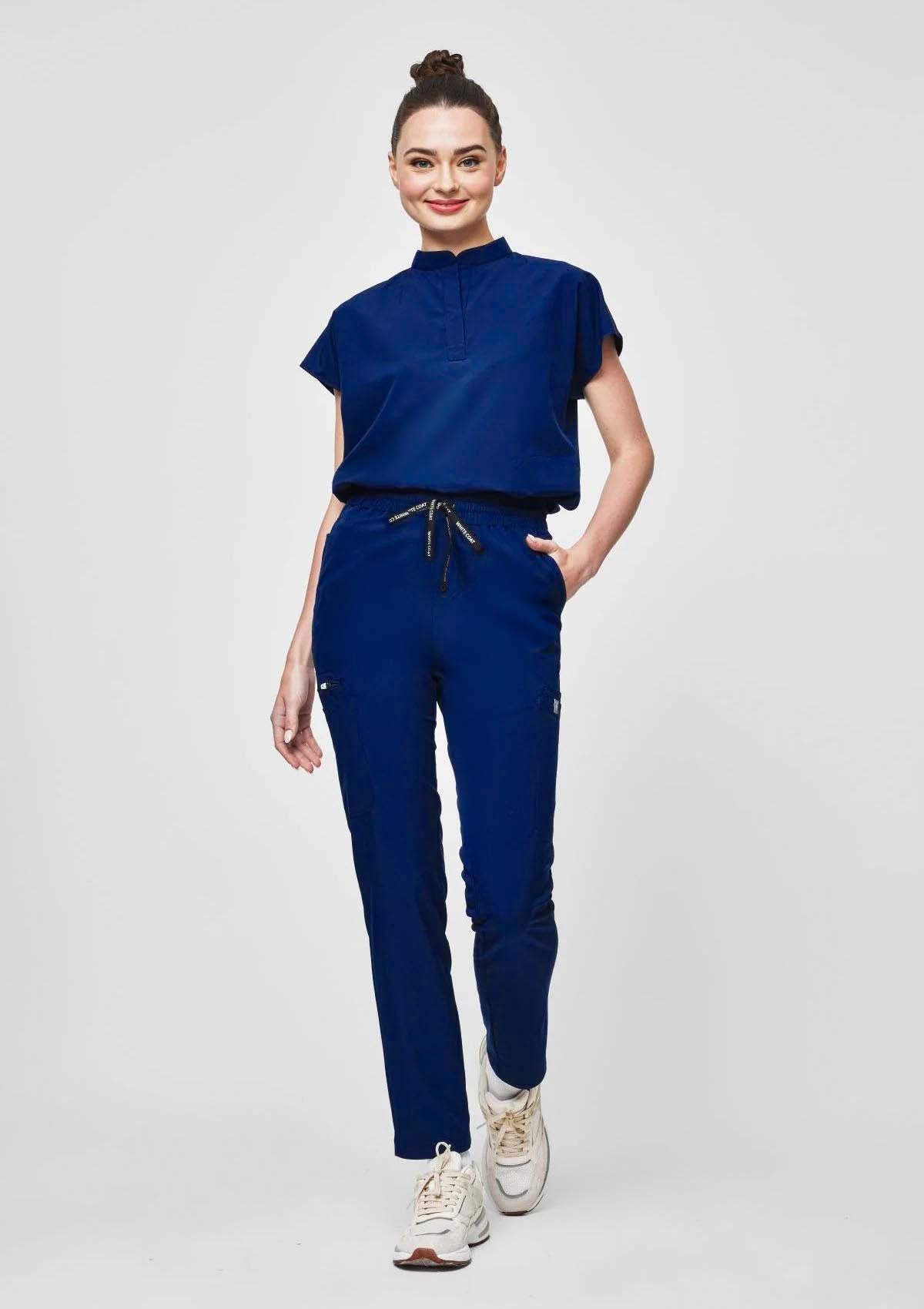 Tapered MoveTech® Scrub Pants - Women / Navy