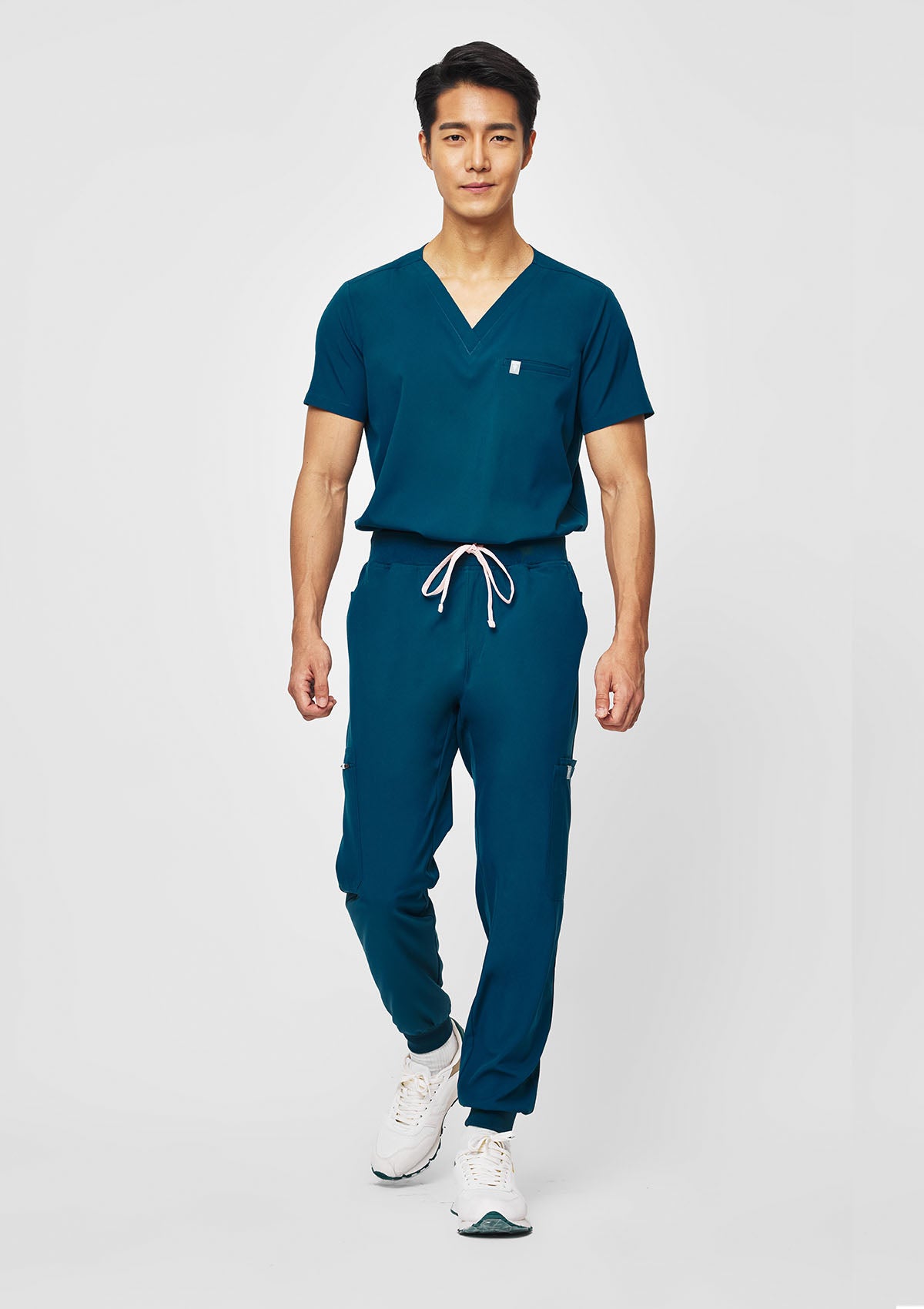 5-Pocket MoveTech® Scrub Top - Men / Pacific Tide
